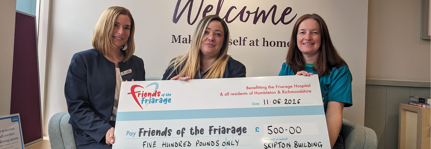 Donation from Skipton Building Society
